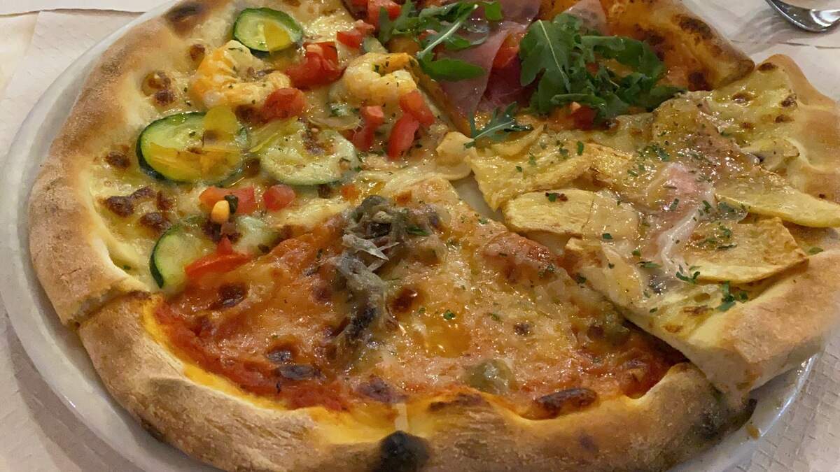 Pizza sarda.