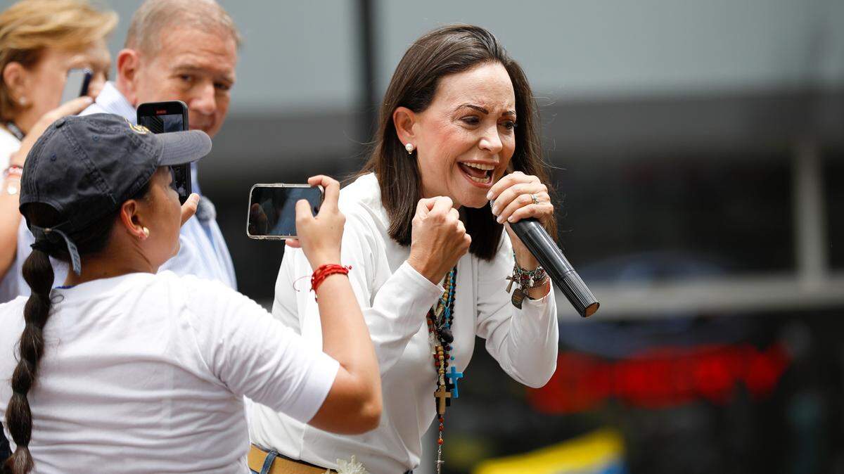 Venezuelan opposition leader Maria Corina Machado