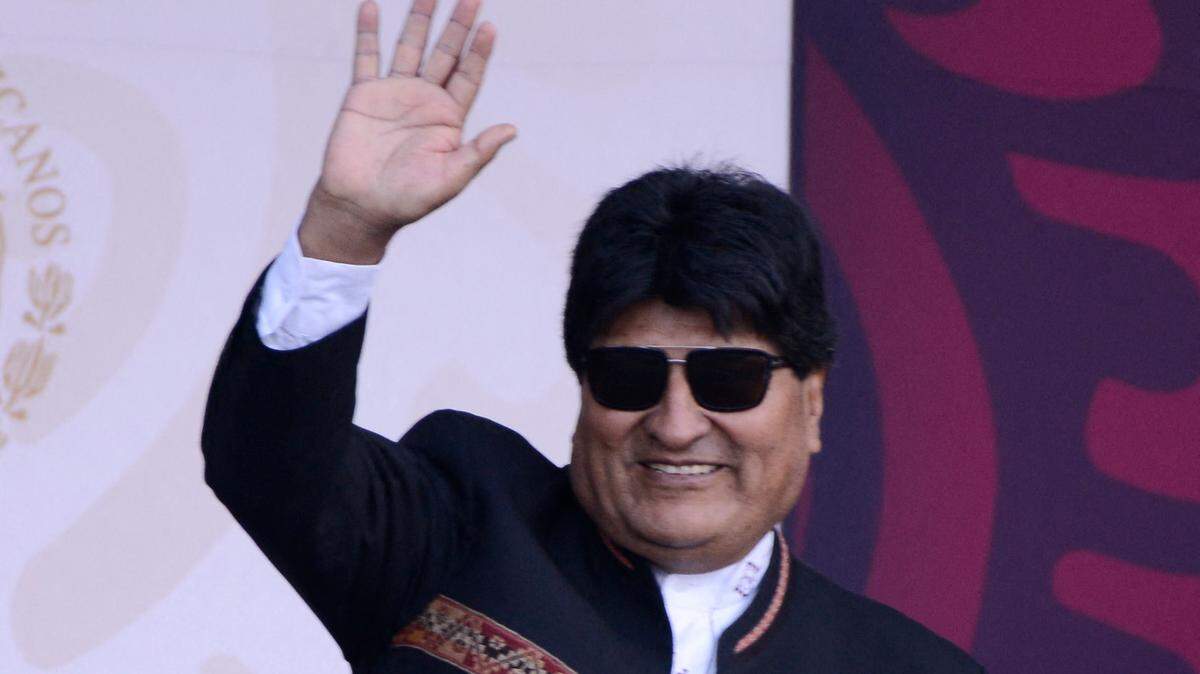 El ex presidente de Bolivia, Evo Morales, durante una ceremonia el 16 de septiembre de 2022 en Ciudad de México, México.