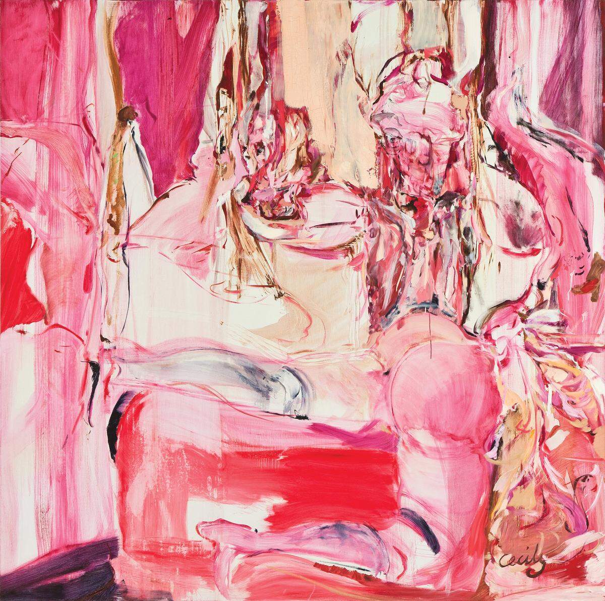 “Service de Luxe” de Cecily Brown estará en las paredes del Museo Rubell.