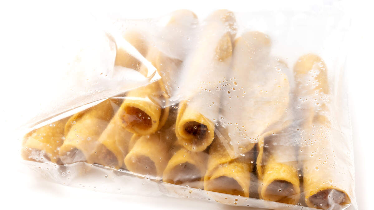 Taquitos congelados.