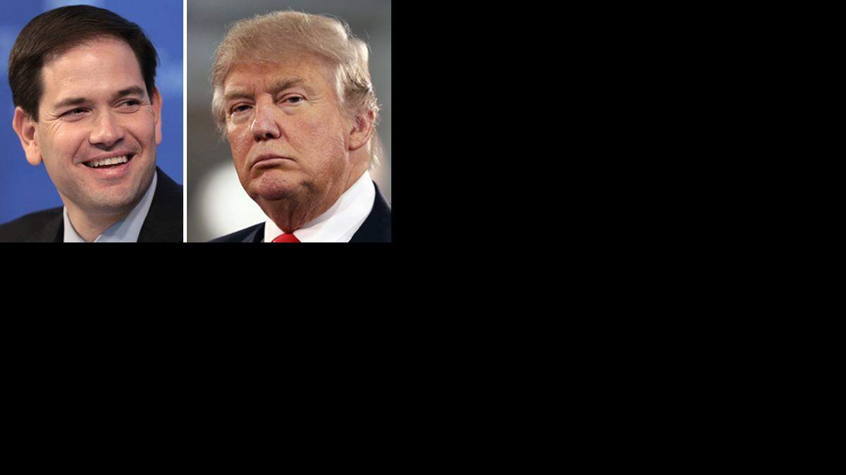 Marco Rubio, Donald Trump