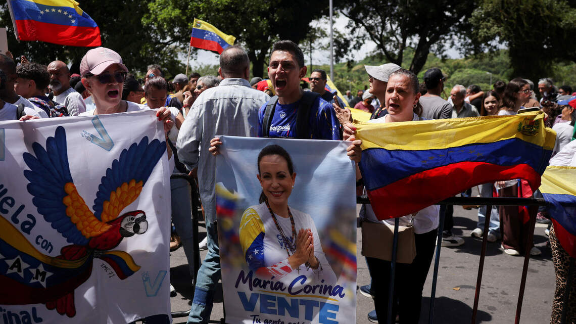 Plataforma de Machado convoca a 'gran caravana' en Venezuela para exigir su regreso