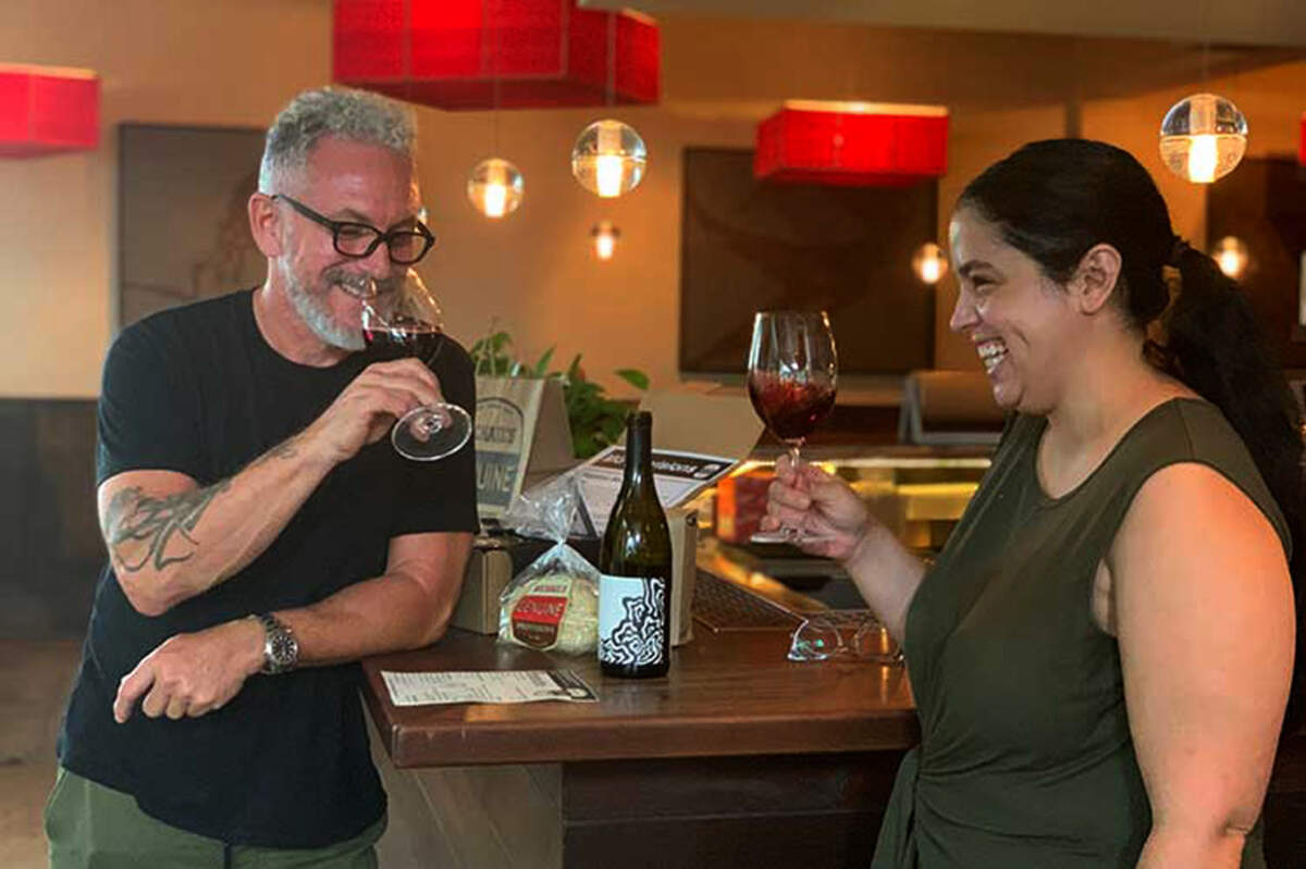 Detrás de la casa con el chef Michael Schwartz.