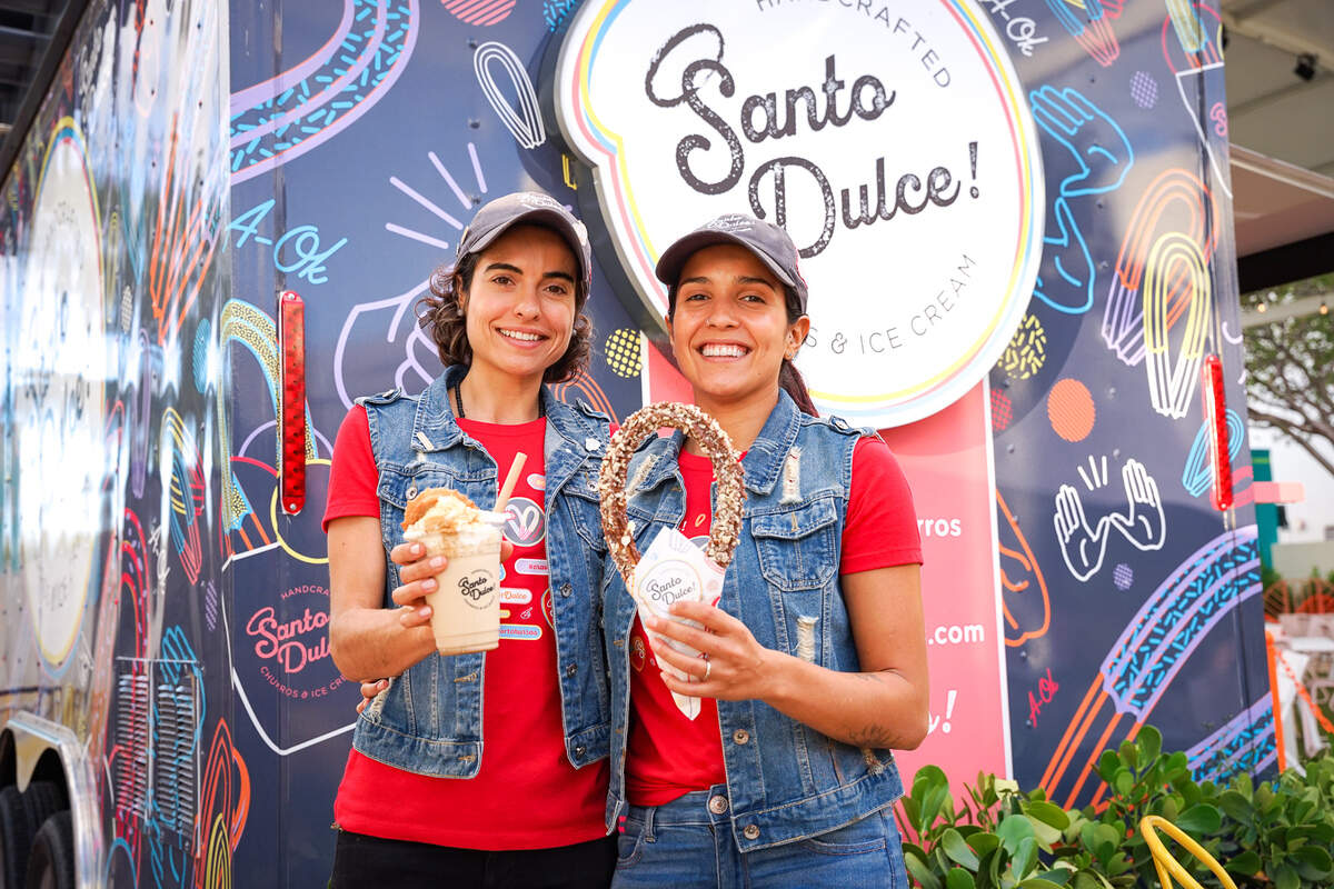 Las empresarias Yule Núñez y Laura Luque fundaron Santo Dulce! Churros and Ice Cream hace ocho años con la meta de inspirarse en los churros de países de Latinoamérica y España y darle el toque único de Miami. Hoy tienen un especial de churros con los sabores de países que compiten en el Mundial de fútbol.