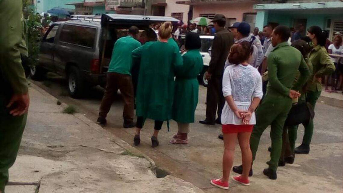Cuban police respond to a stabbing incident in the city of Cienfuegos. A mother and daughter both died of stab wounds. The suspect is an ex husband. Violence against women is not openly discussed in Cuba. The government does not publish figures on the number of violent crimes on the island and the official press rarely covers those incidents.