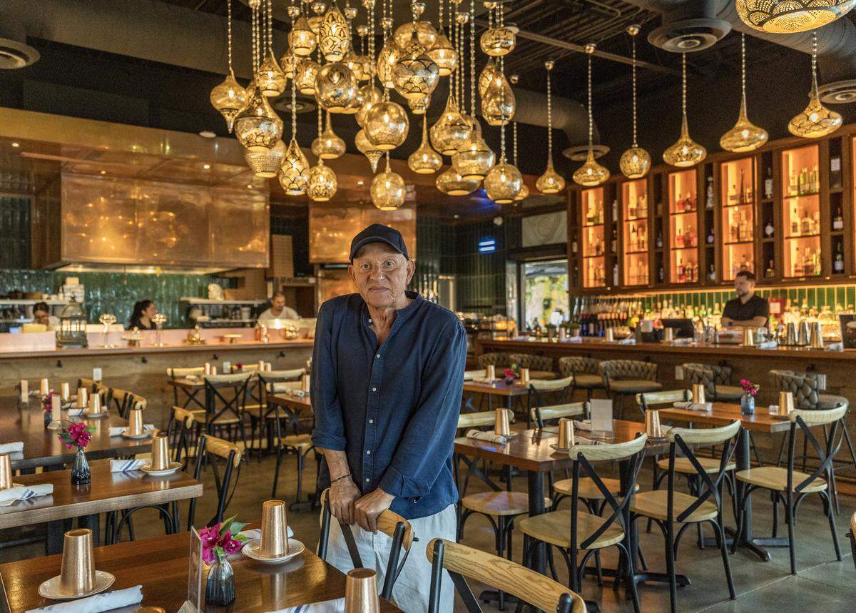 Designer Custo Barcelona pose at Sufrat Grill Restaurant in Doral, as he is being interviewed about his new Spring Summer 2026 line of clothing title “Leave Her Alone”, on Thursday October 02, 2025.