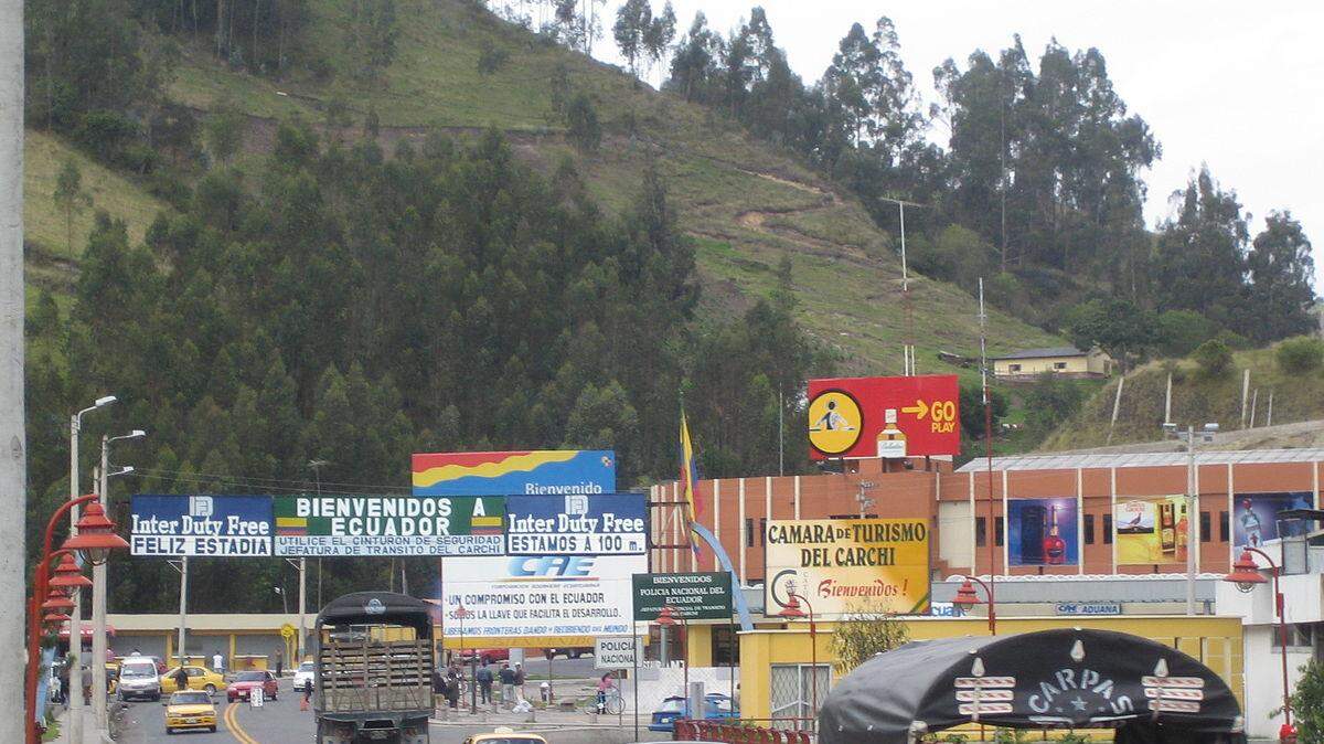 Frontera entre Colombia Y Ecuador