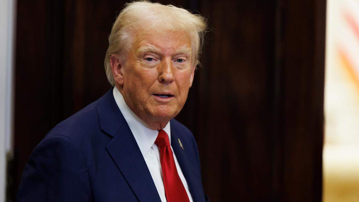 El presidente Donald Trump da un discurso en la Sala Roosevelt de la Casa Blanca en Washington DC, el martes 21 de enero de 2025. 