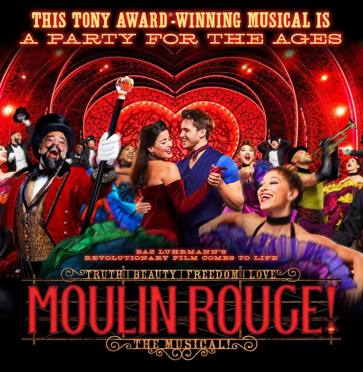 Broadway in Miami “Molin Rouge, El musical” en el Arsht Center.