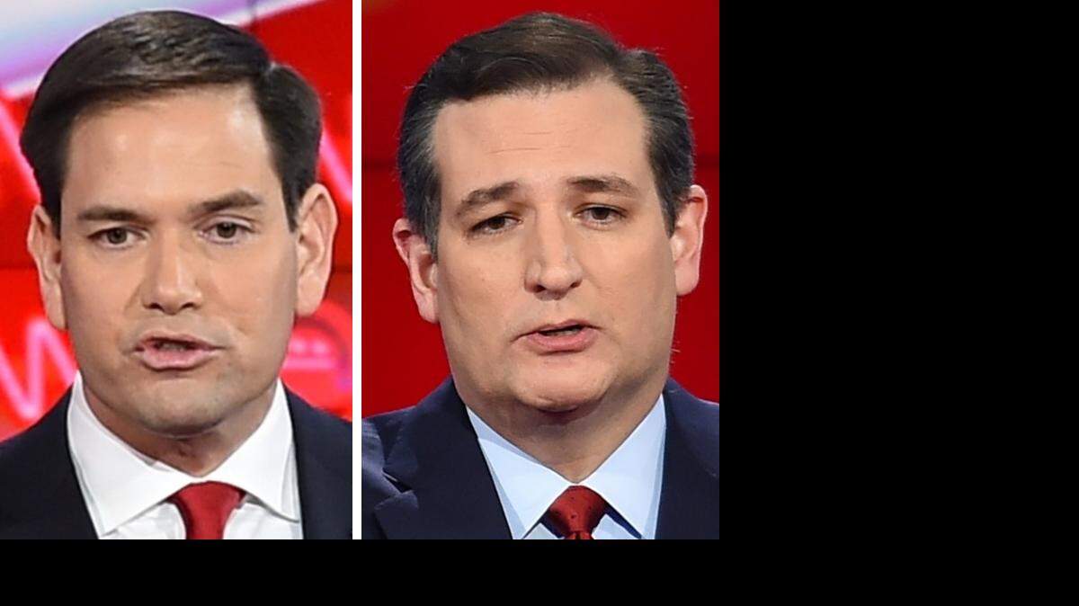 Marco Rubio y Ted Cruz.