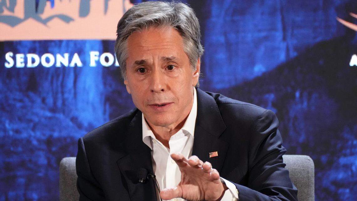 Secretary of State Antony Blinken, in Sedona, Arizona, on May 3, 2024.