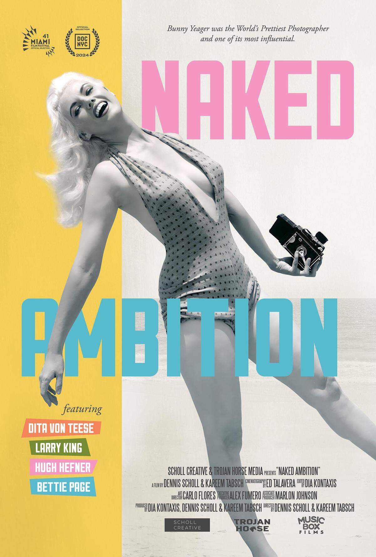 Póster promocional de “Naked Ambition”.