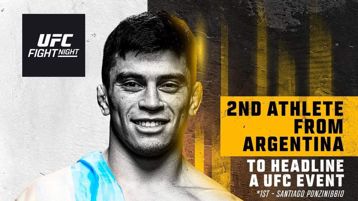A los 24 años, Kevin Vallejos protagonizará por primera vez una cartelera del UFC Apex y se convierte en apenas el segundo peleador argentino en encabezar un evento de la empresa.