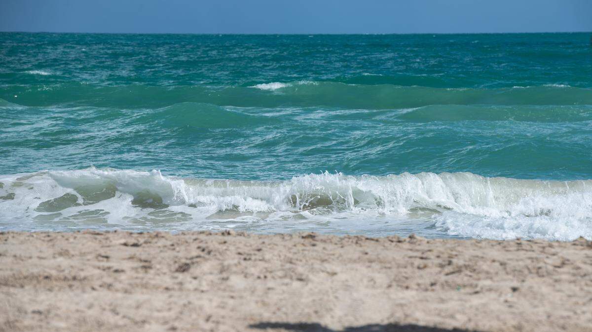 Vista del mar en Miami Beach Florida.