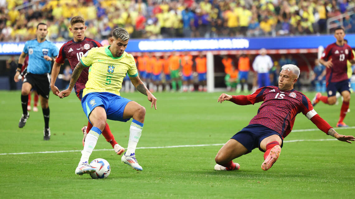 Copa América: Brasil decepciona en su estreno ante una aguerrida Costa Rica que consigue valioso empate