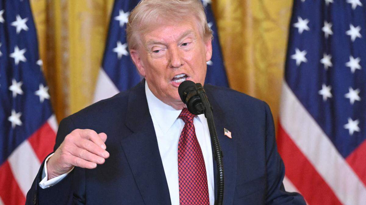 US President Donald Trump speaks at a "Champion of Coal" event at the White House in Washington, DC, on February 11, 2026. (Photo by SAUL LOEB / AFP via Getty Images)