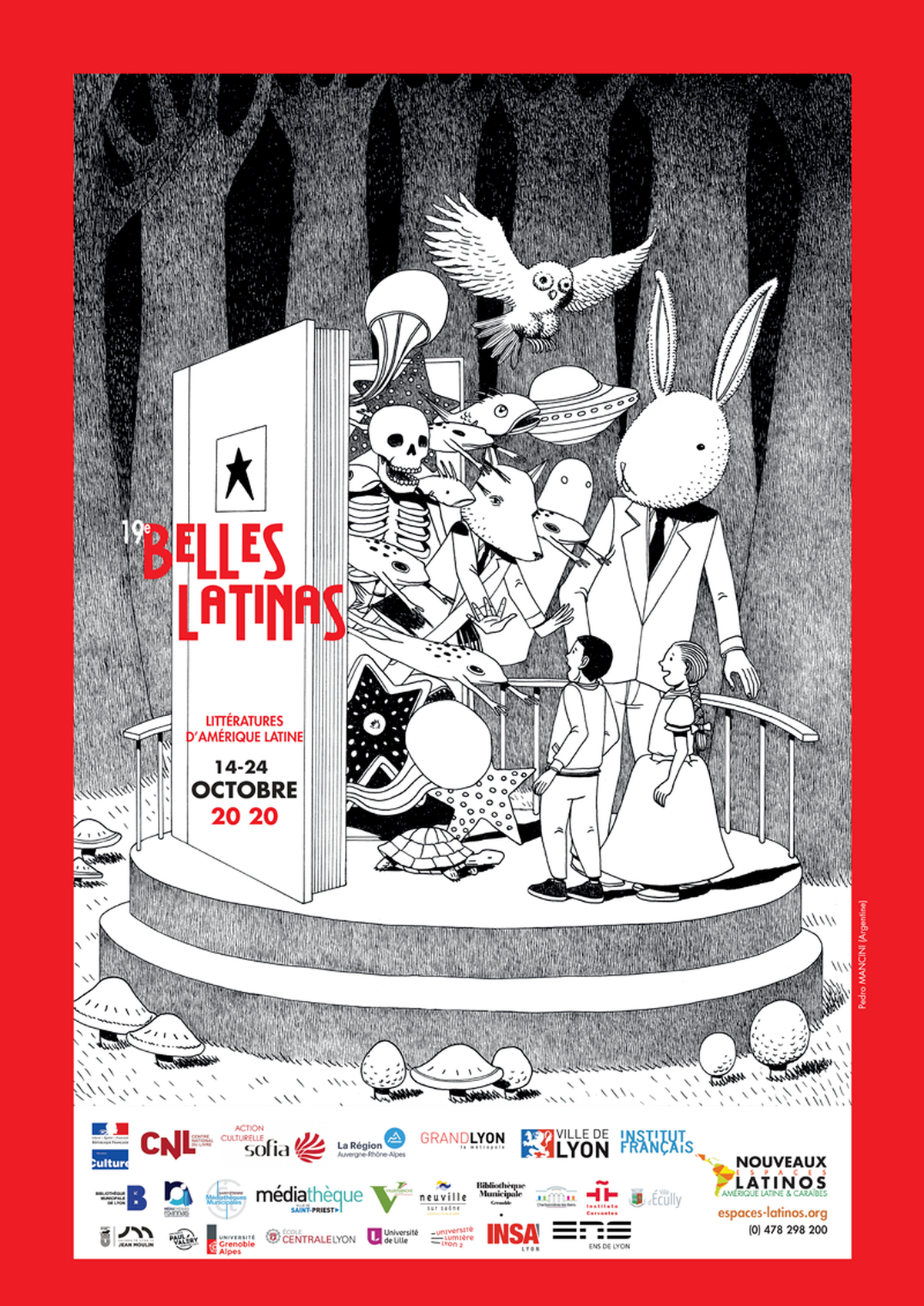 Afiche del Festival Belles Latinas 2020.
