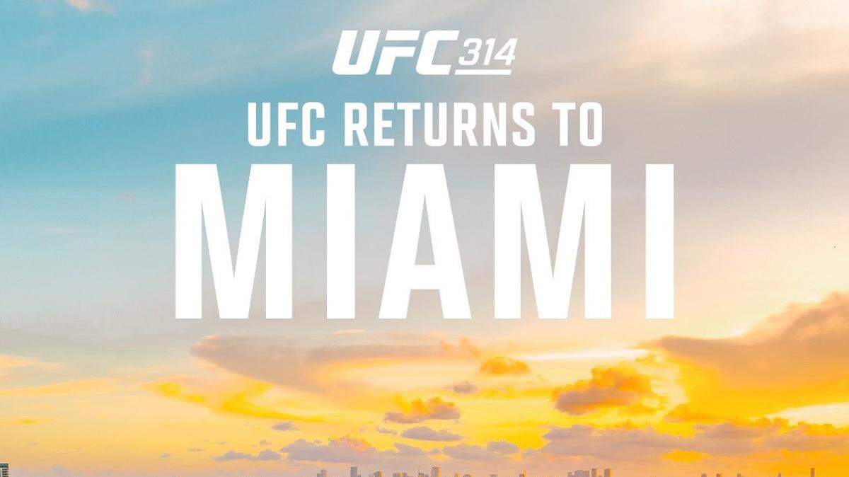 Ya está confirmado el evento UFC 314 para el Kaseya Center, pero se desconoce aún quiénes serán sus protagonistas.