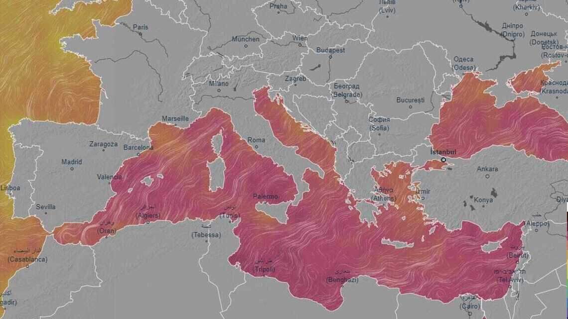 El Mediterráneo, un mar cada vez más salado y caliente a miles de metros bajo la superficie