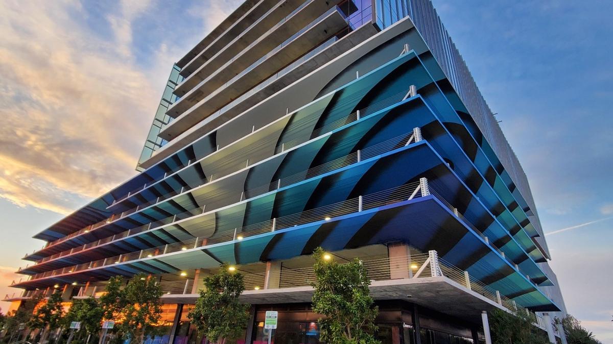 Sony Music Entertainment signed a lease for space in the 545 Wyn office building shown in this photo. Sony is expected to move in by next summer.