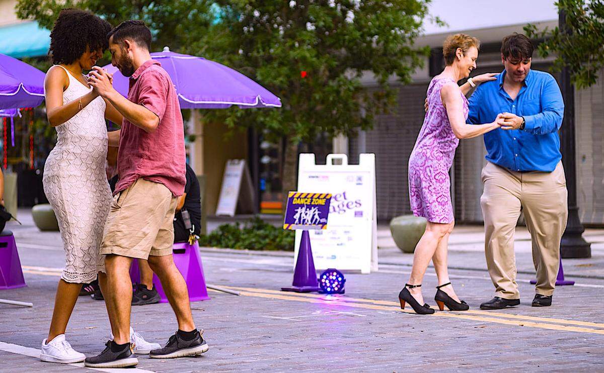 Bailar en las calles de Miami.