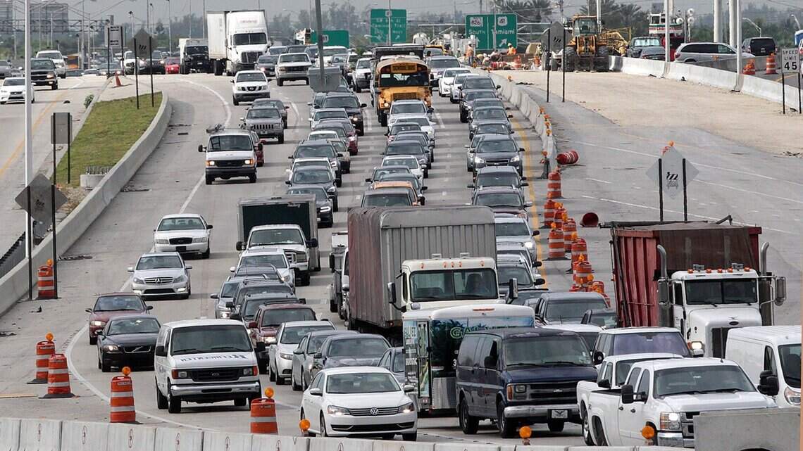 Miami traffic is a horrible hellscape of misery, this study says. Well, not in those words