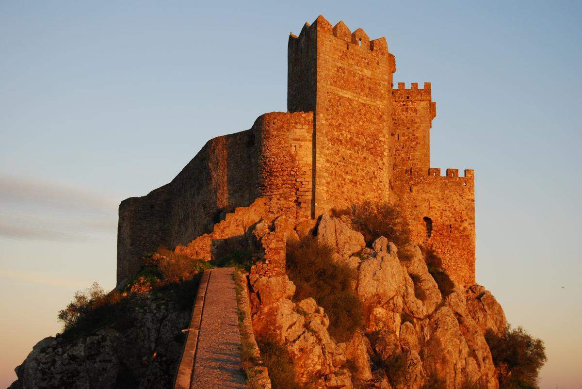 Castillo de Luna en Alburquerque (Badajoz, España).