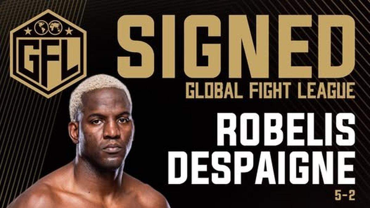 El conocido peleador cubano Robelis Despaigne vuelve a la jaula el 24 de mayo en Los Angeles, en la cartelera inaugural de la Global Fight League (GFL).