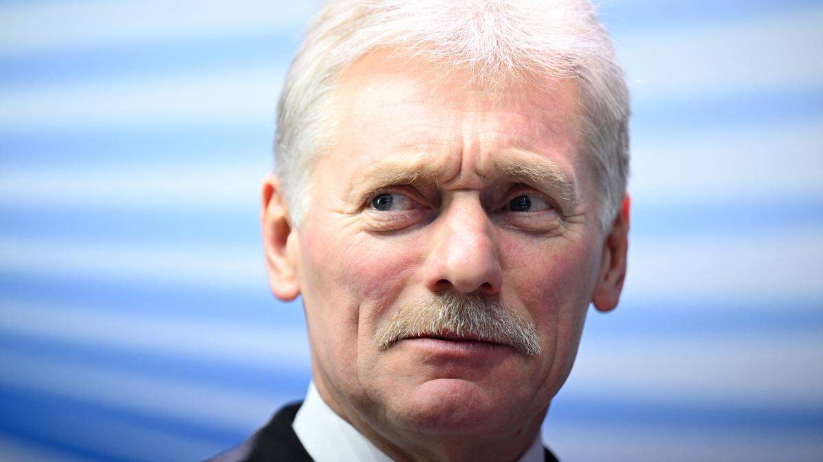 Kremlin spokesman Dmitry Peskov looks on as he attends the Russian Energy Week forum in Moscow on October 16, 2025. (Photo by Olesya KURPYAYEVA / AFP) (Photo by OLESYA KURPYAYEVA/AFP via Getty Images)