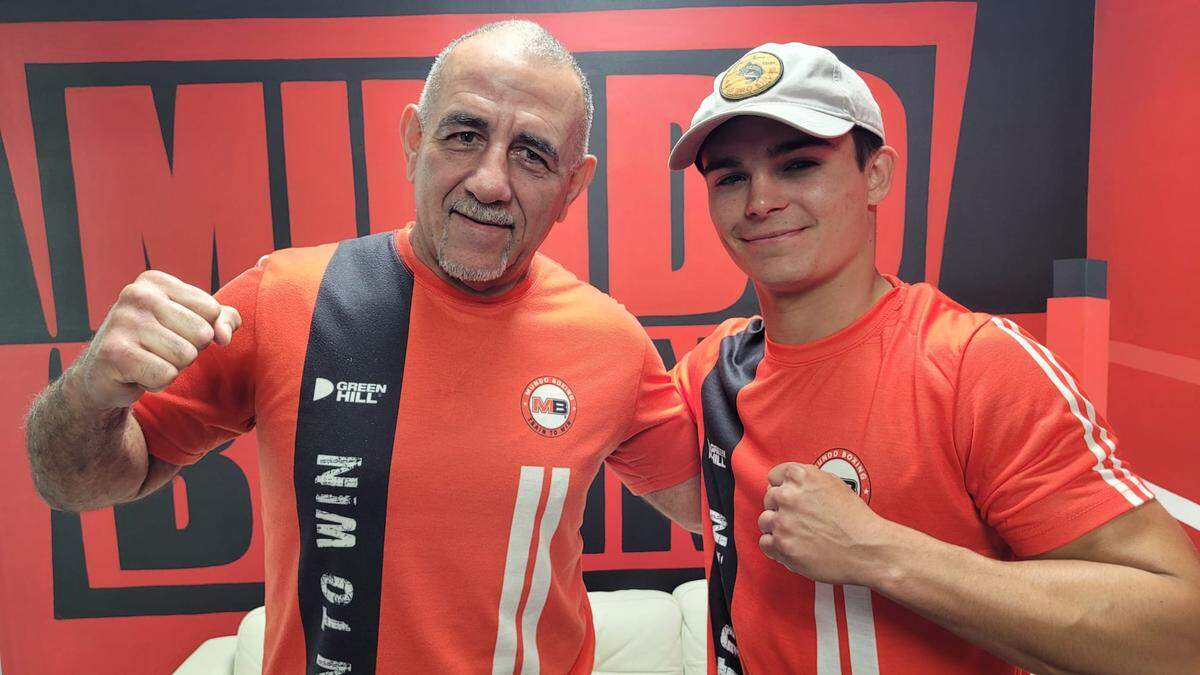 Alex Miller y el profesor cubano Pedro Díaz estarán en la misma esquina del ring en la velada de Mundo Boxing desde el Tropical Park.