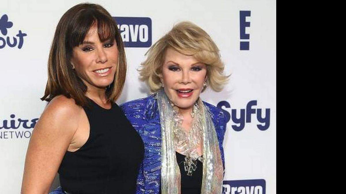 Melissa y Joan Rivers en una foto de archivo. Getty Images