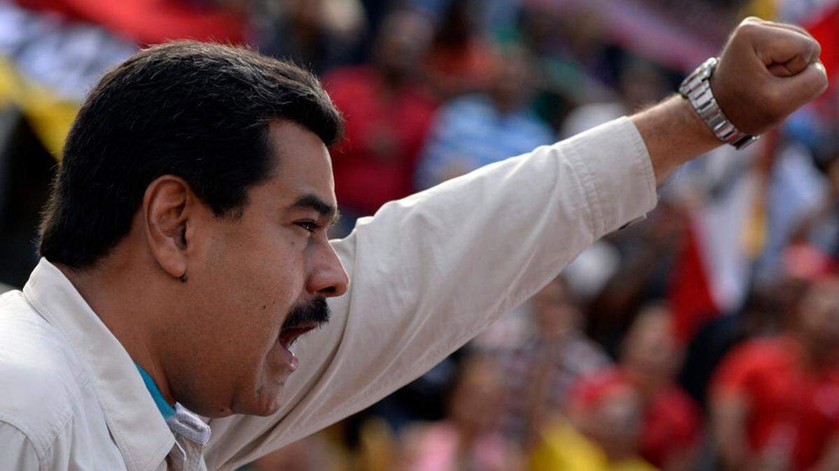 Nicolas Maduro durante un mitin en Caracas, Venezuela, en marzo de 2015.