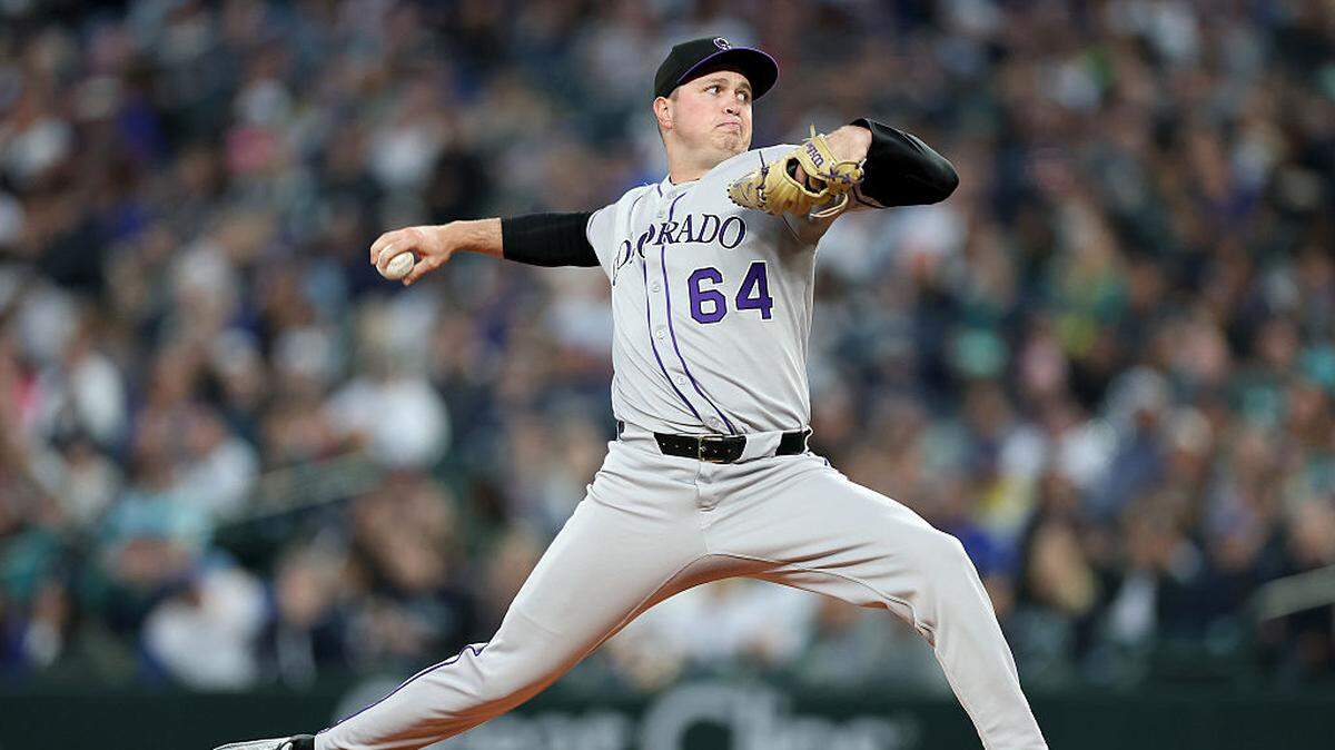 Bradley Blalock realizó 14 apariciones, 12 como abridor, con los Rockies de Colorado la pasada temporada.