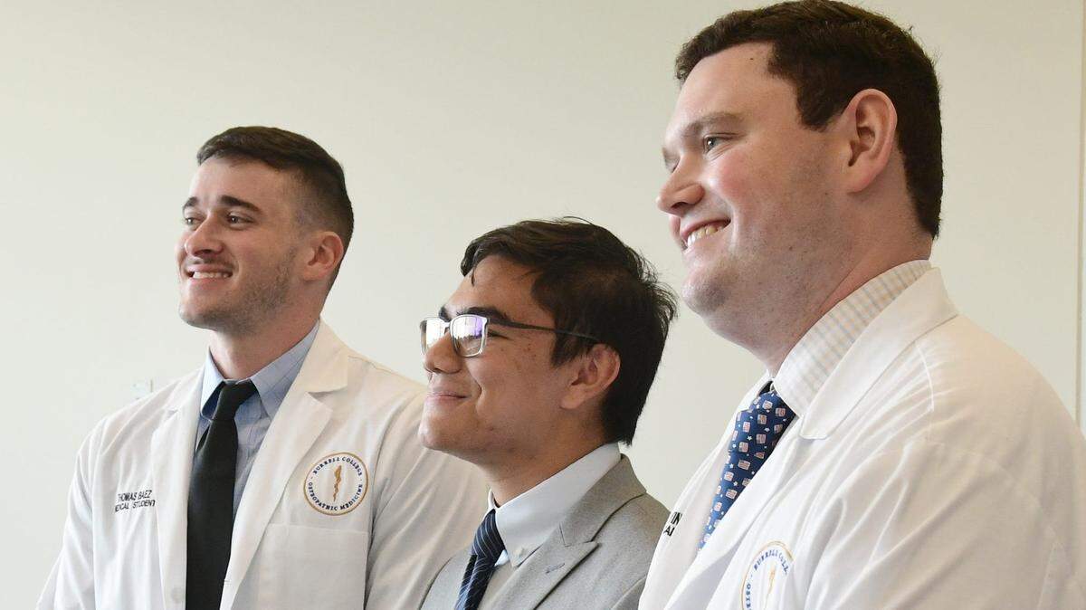 Estudiantes de medicina en una universisdad de Estados Unidos.