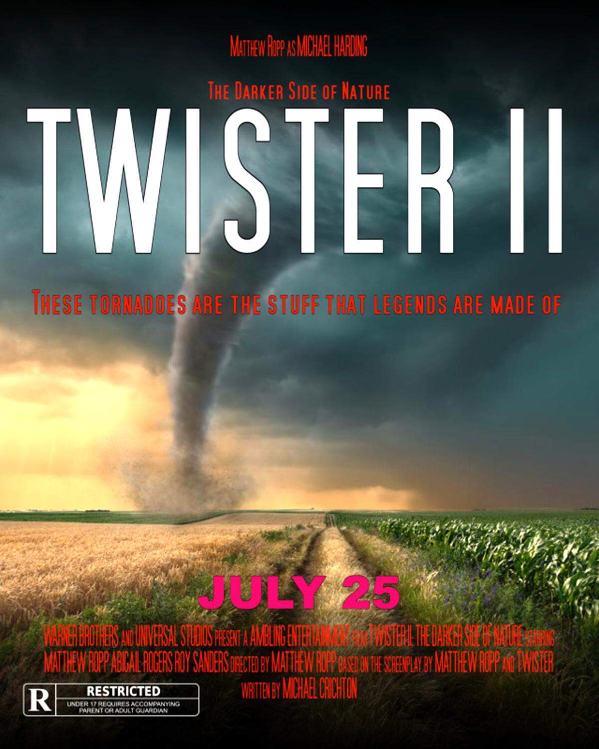 Esta nueva entrega&nbsp;de&nbsp;‘Twisters II’&nbsp;(‘Tornados’),&nbsp;estrena el 19 de julio.