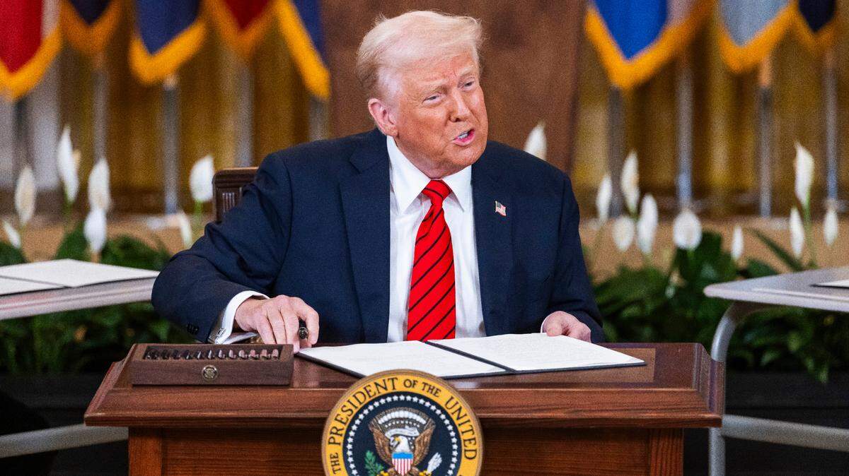 El presidente Donald Trump
