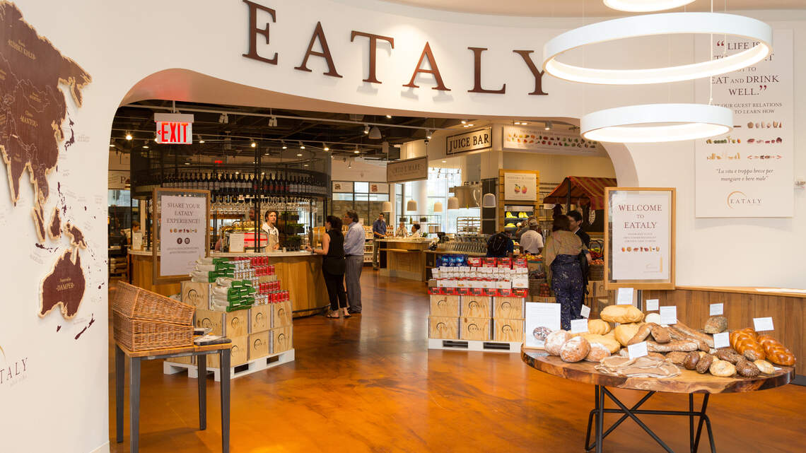 El mercado italiano Eataly anuncia planes para abrir una segunda sucursal en el sur de Florida