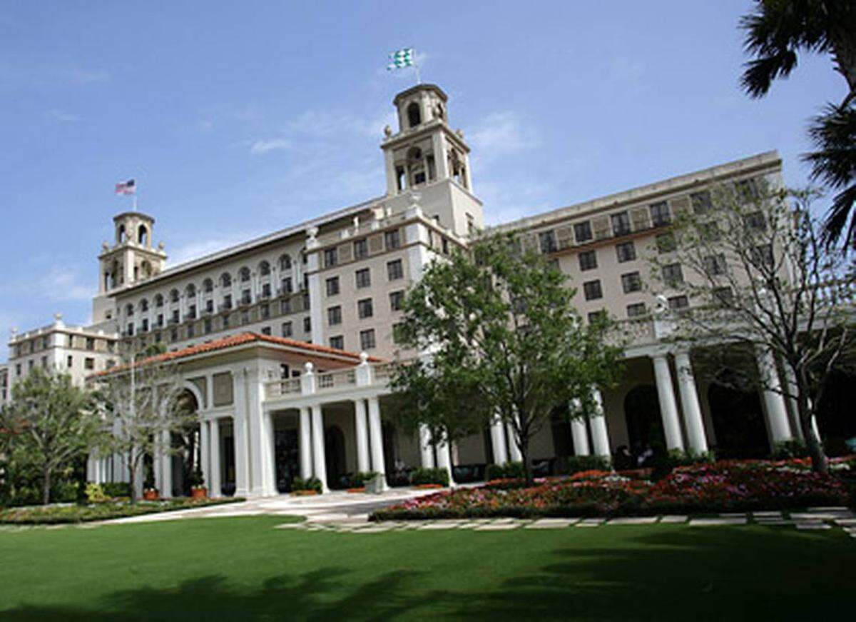 La elegancia del hotel The Breakers, en Palm Beach, contribuyó a que esta localidad quedara entre las primeras 20 ciudades más románticas de EEUU.