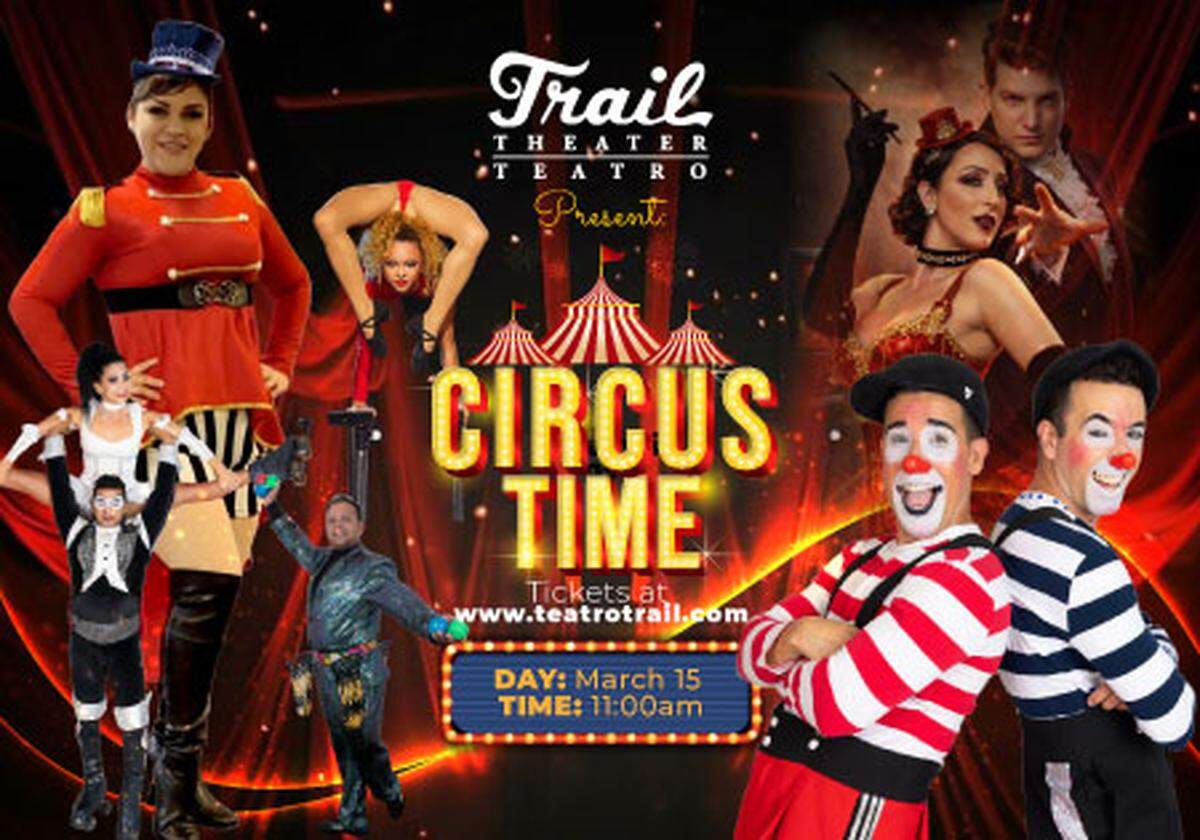 Los encantos del circo en “Circus Time” en el Teatro Trail.