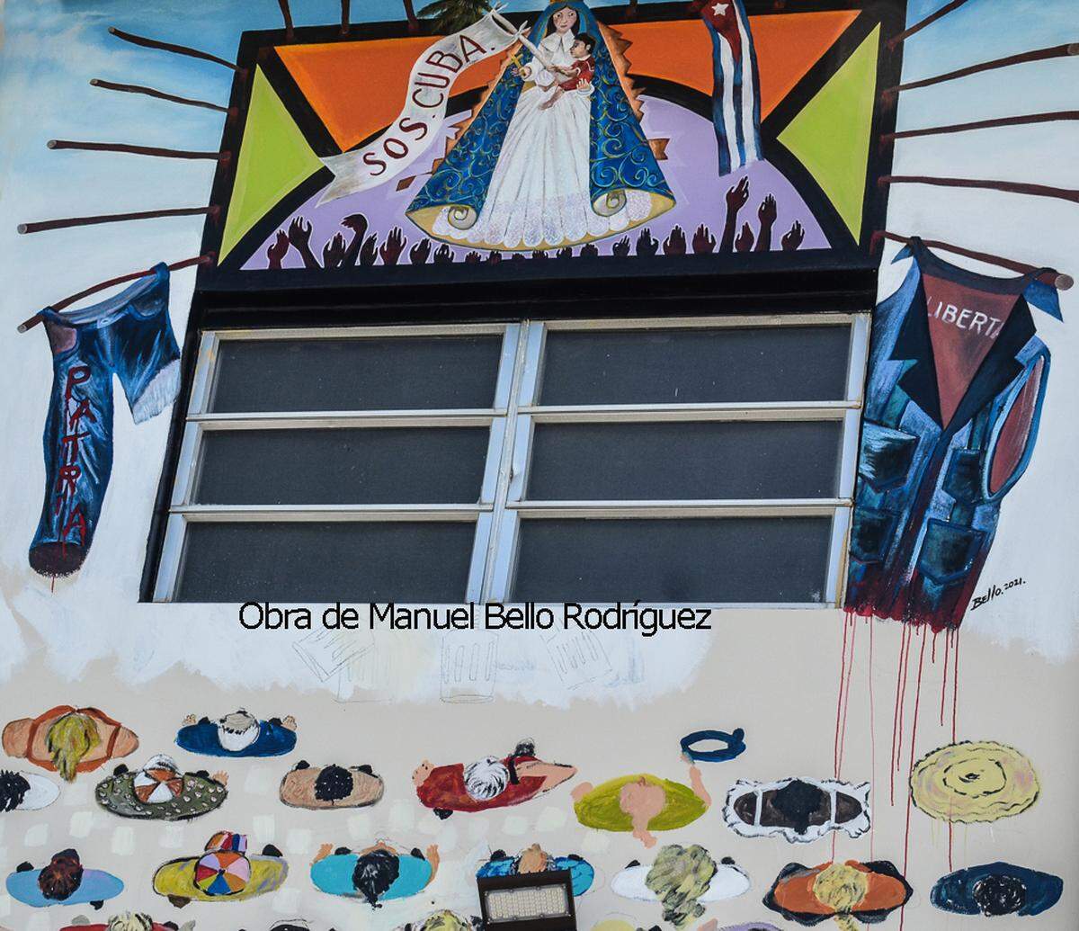 “El Eco de Cuba”, homenaje de los pintores de Miami, un nuevo mural en la Calle Ocho.