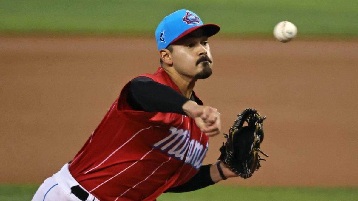 PABLO LOPEZ lanza el sabado contra los Mets en el loanDepot park
