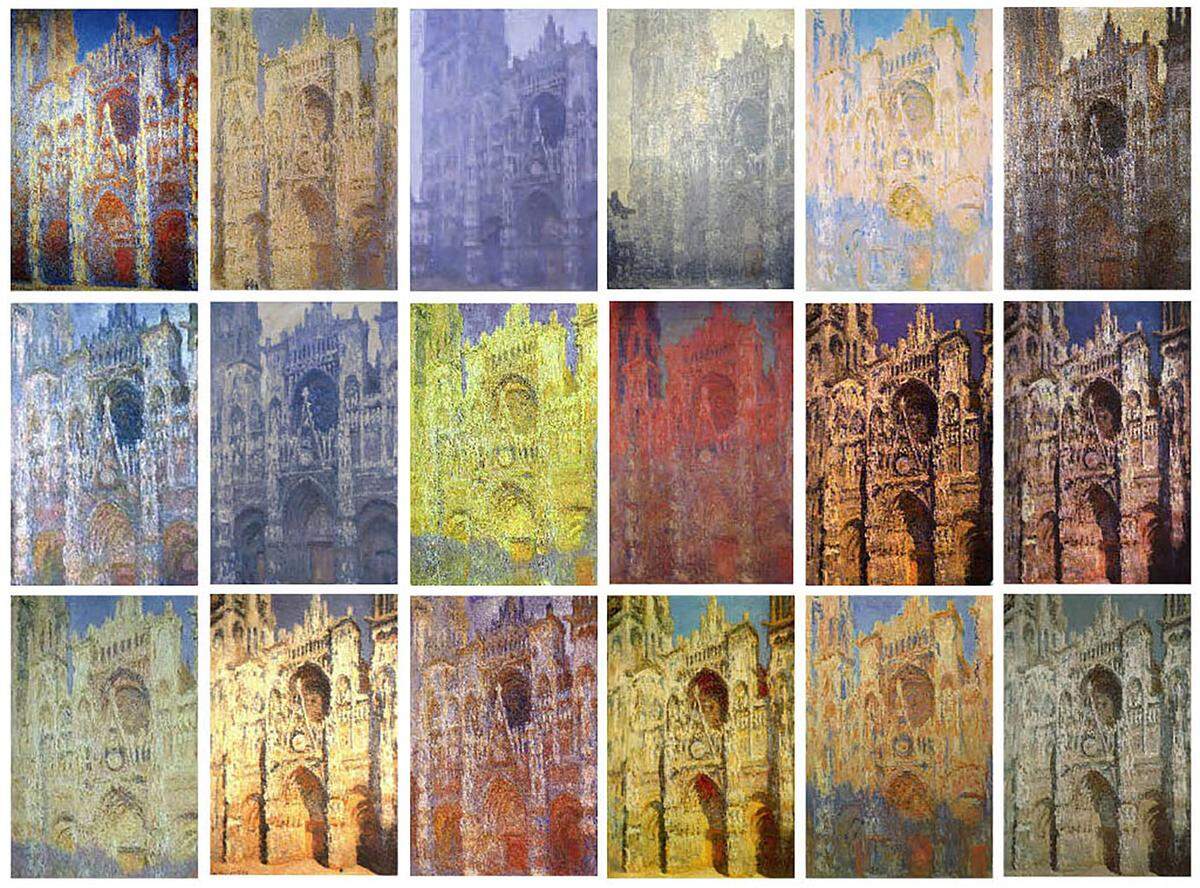 Catedral de Rouen, serie pictórica de Claude Monet.