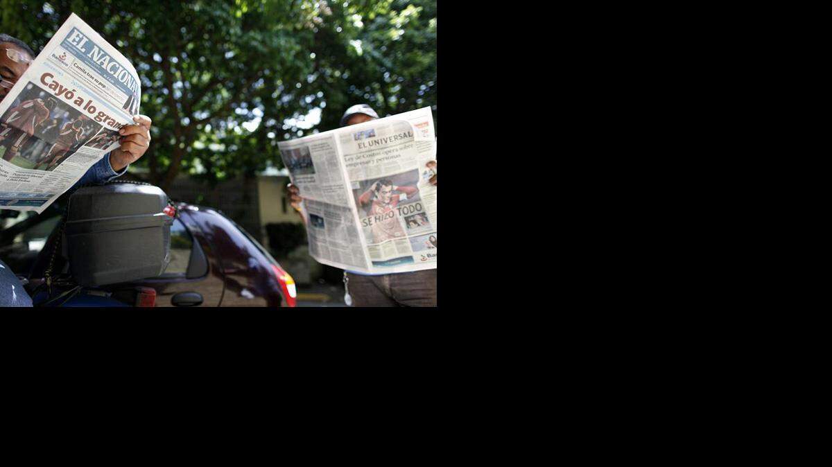 El director y propietario del periódico venezolano El Nacional, Miguel Henrique Otero, denunció el miércoles en Madrid que “el periodismo independiente ha sido arrinconado” en su país. ARCHIVO-EFE