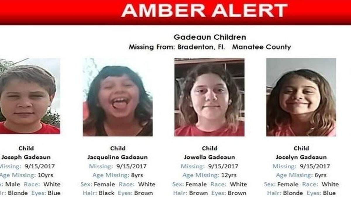 El Departamento de Policía de la Florida (FDLE) está pidiendo ayuda para encontrar a los menores de edad.