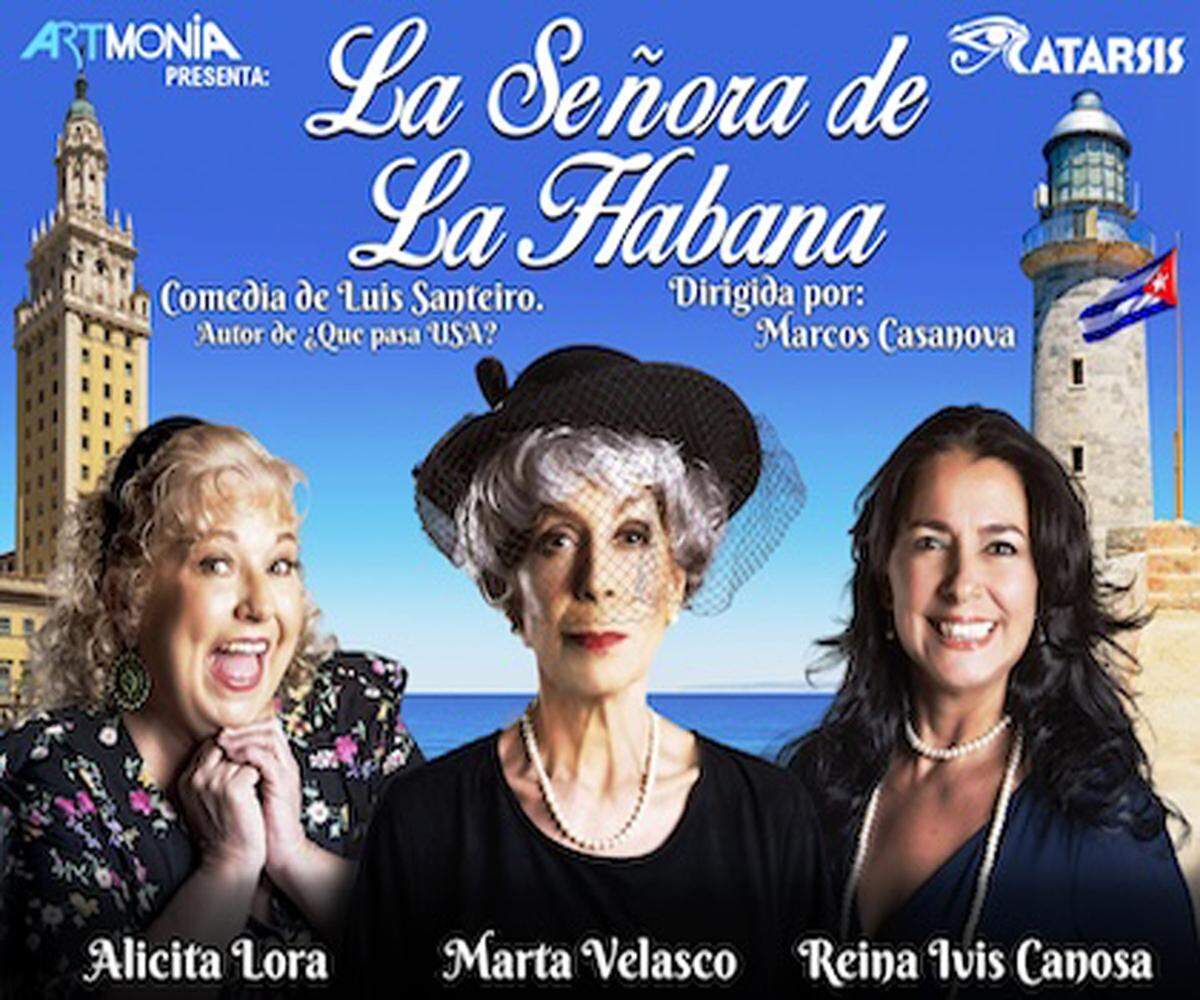 Comedia “La señora de La Habana” en el Teatro Trail.