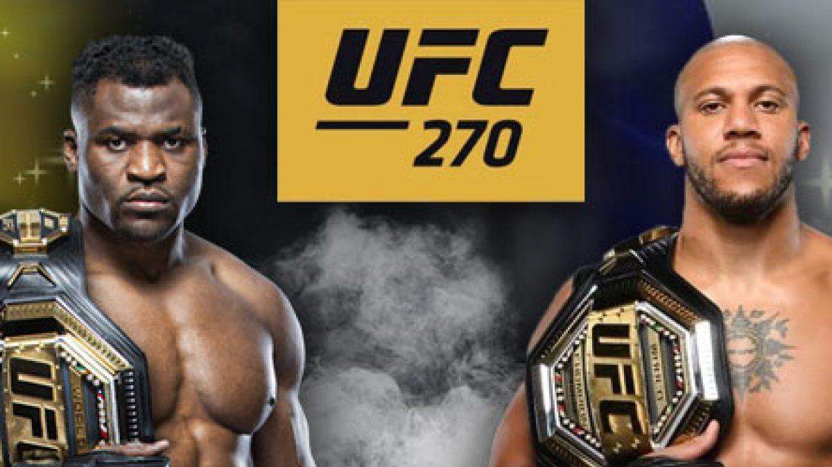 Este sábado en Anahaim, California, habrá una unificación en la categoría máxima entre el campeón regular Francis Ngannou (16-3) y Ciryl Gane (10-0) en la UFC 270 que es como una cumbre de las Artes Marciales Mixtas.