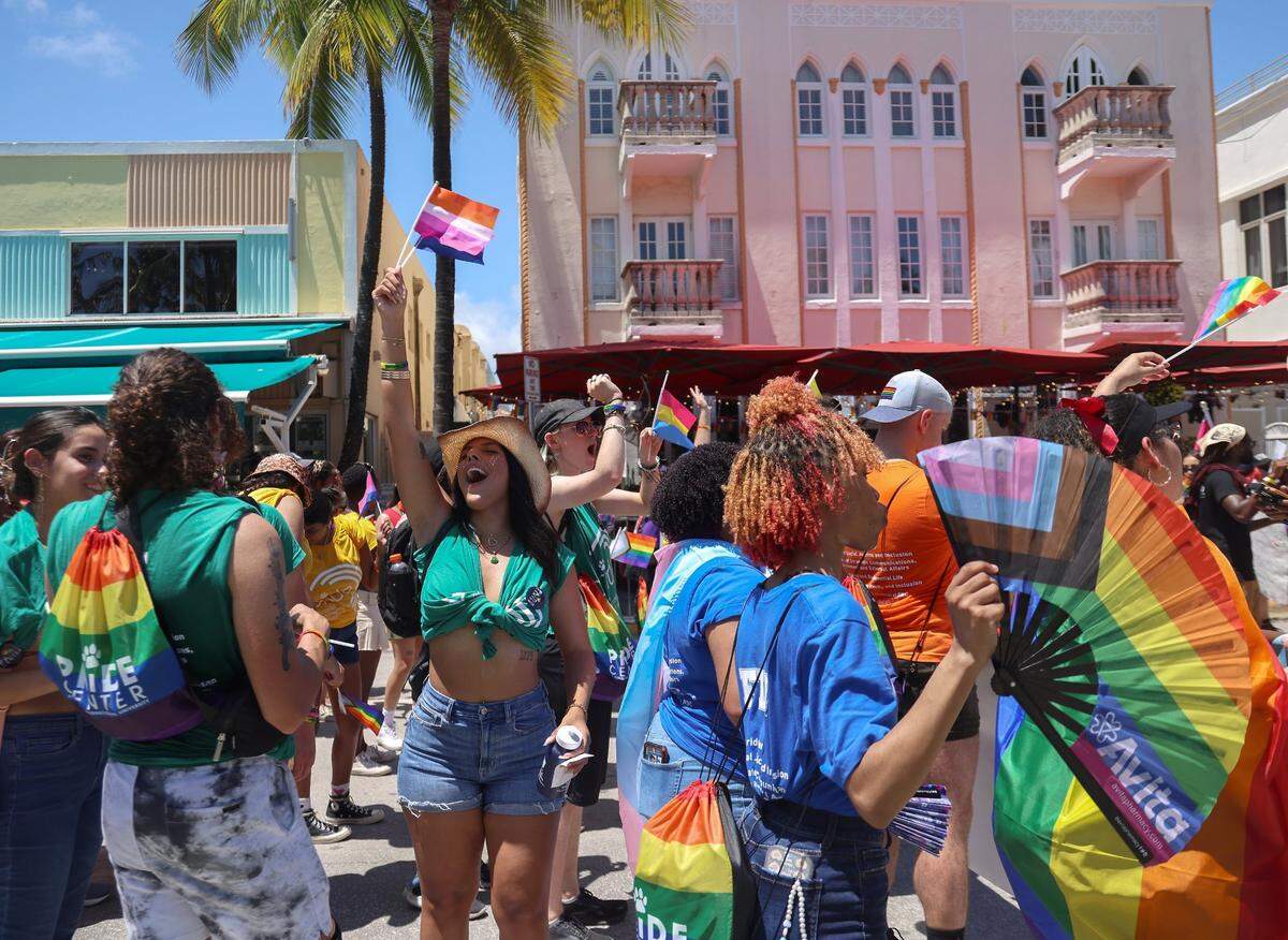 Miami Beach Orgullo Gay Parade.
