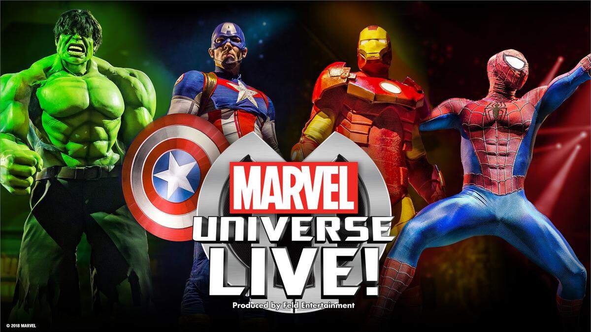 Llega a Miami Marvel Universe Live, un superespectáculo donde los héroes de las historietas, muchas llevadas al cine, cobran vida frente al público la American Airlines Arena.