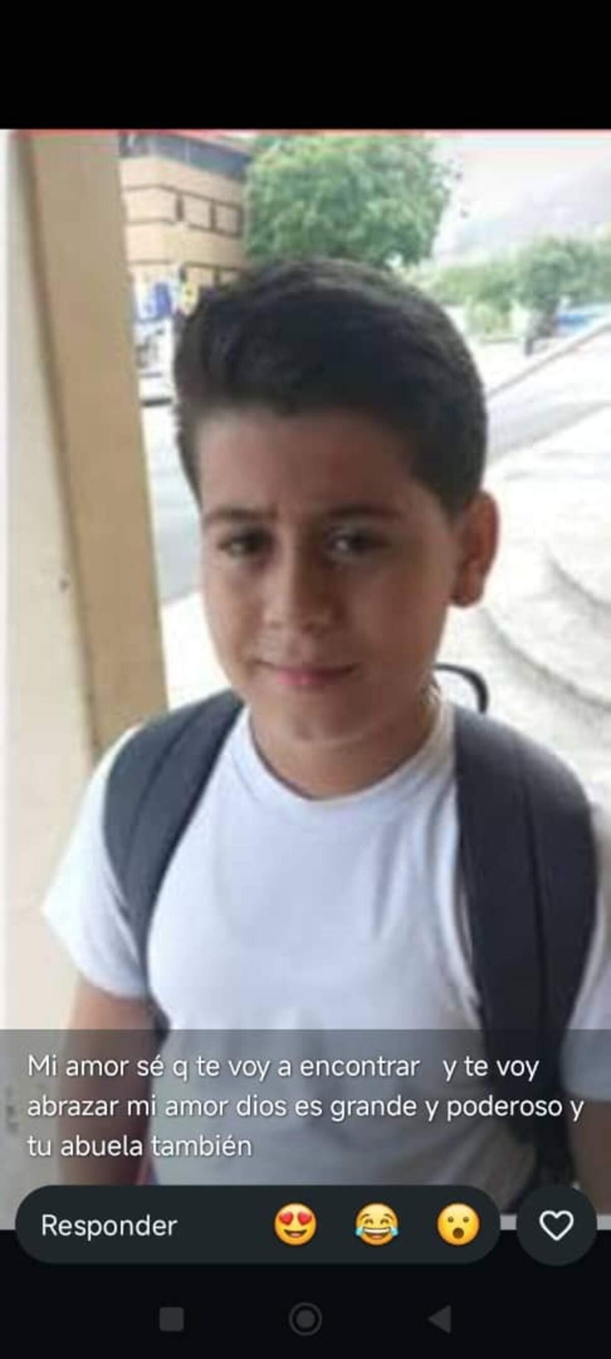 Nine-year-old Xavier Lovera Santander remains missing after the earthquakes that devastated Venezuela on June 24, 2026. His grandfather, Antonio Santander, continues searching for him.
